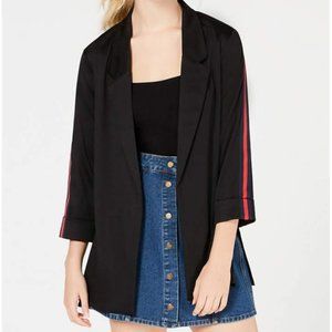 🦋 Juniors' Stripe-Sleeved Jacket